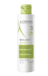 Biology moisturizing cleansing milk, 200 ml, A-Derma