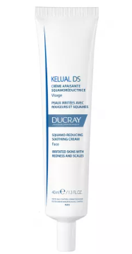 Calming cream for reducing scales and with anti-recurrence effect Kelual DS, 40 ml, Ducray pleasant, non-sticky, non-greasy formula