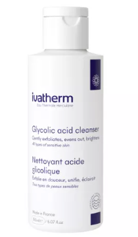 Cleansing gel with glycolic acid, 150 ml, Ivatherm