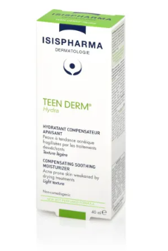 Cream for acne-prone skin Teen Derm Hydra, 40 ml, Isis Pharma