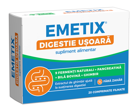 Emetix Easy digestion - Digex Plus, 20 tablets