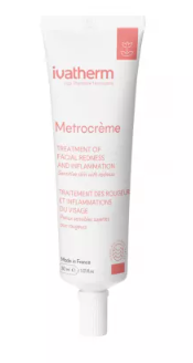 Facial treatment against inflammation and skin rosette Metrocreme, 30 ml, Ivatherm