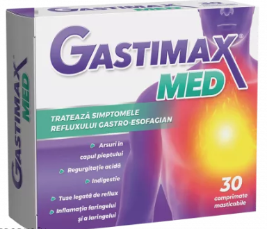 Gastimax Med, 30 chewable tablets