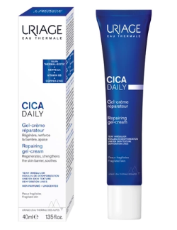 Gel cream for fragile and damaged skin Bariederm Cica Daily, 40 ml, Uriage