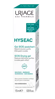 Hyseac SOS anti-acne imperfections gel, 15 ml, Uriage