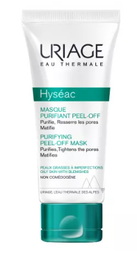 Hyseac peel-off purifying mask, 50ml, Uriage