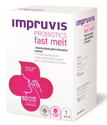 Impruvis Probiotic Fast Melt, 10 sachets