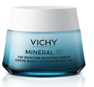 Intense moisturizing 72h cream for all skin types Mineral 89, 50 ml, Vichy with hyaluronic acid and niacinamide