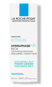 Intense moisturizing cream for sensitive and dehydrated skin Hydraphase HA Rich, 50 ml, La Roche-Posay