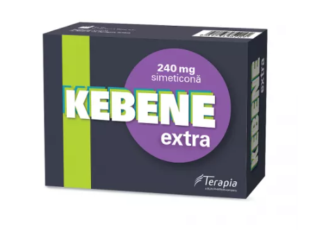 Kebene Extra Simethicone 240 mg, 30 capsules