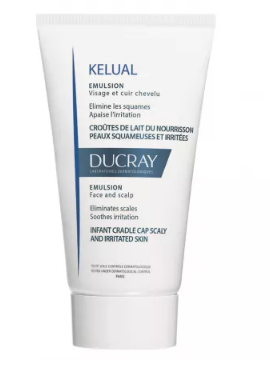 Kelual kerato-reducing emulsion for milk crusts or scaly skin, 50 ml, Ducray