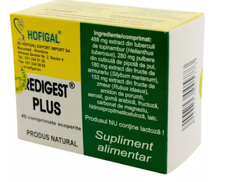 Redigest Plus 40 Hofigal tablets