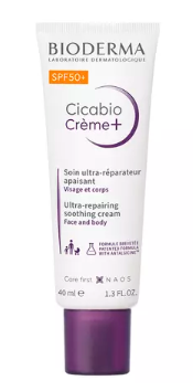 Repair cream with SPF50+ Cicabio Creme+, 40 ml, Bioderma