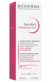 Sensibio Defensive Rich soothing cream, 40 ml, Bioderma