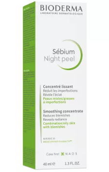 Serum with Sebium peeling effect, 40 ml, Bioderma