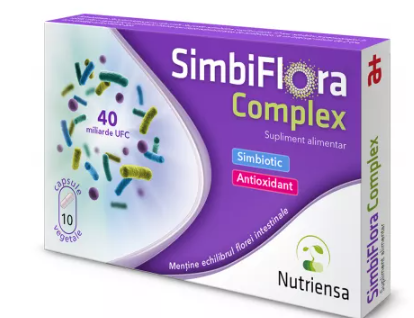 SimbiFlora Complex, 10 vegetable capsules