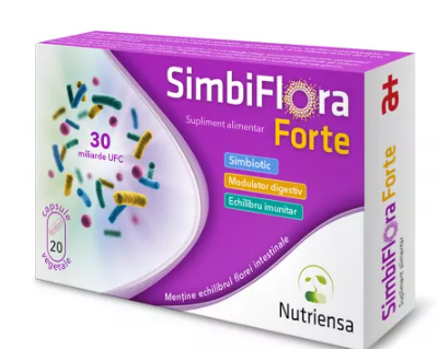 SimbiFlora Forte, 20 vegetable capsules