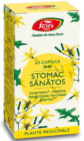 Healthy Stomach, 63 capsules, Fares - 100% natural plants
