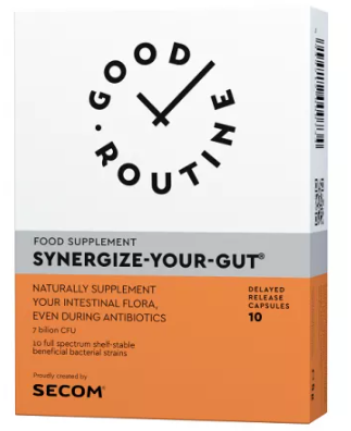 Synergize Your Gut Good Routine 10 vegetable capsules