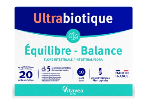 Probiotic Equilibre Balance Ultrabiotic, 10 capsules