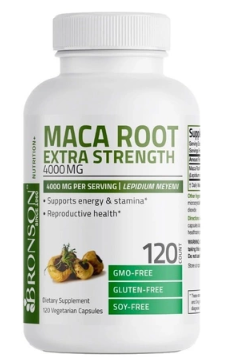 Ultra Maca Root Extract 4000 mg, 120 capsules, Bronson