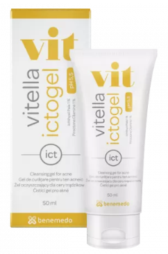 Washing gel for oily and acne-prone skin Vitella Ictogel, 50 ml, Benemedo