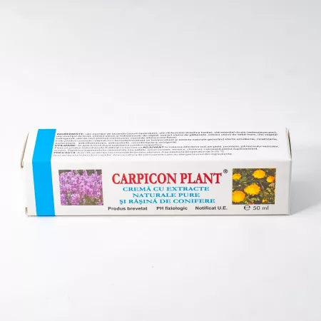 3x Cream with pure natural extracts and Carpicon Plant conifer resin, 50 ml, Elzin Plant