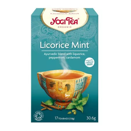 10x Licorice Mint tea, 17 bags, Yogi Tea