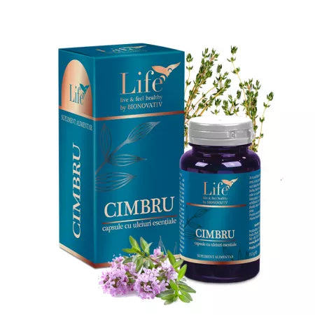 Thyme capsules with essential oils, 30 capsules, Bionovativ