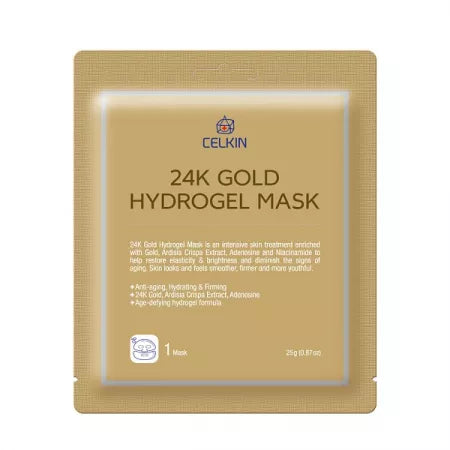 10x 24K gold mask with anti-aging hydrogel, 25 g, Celkin