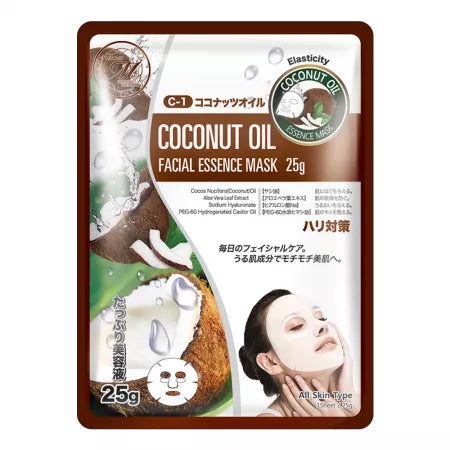 Natural coconut oil elasticity mask, 25 g, Mitomo